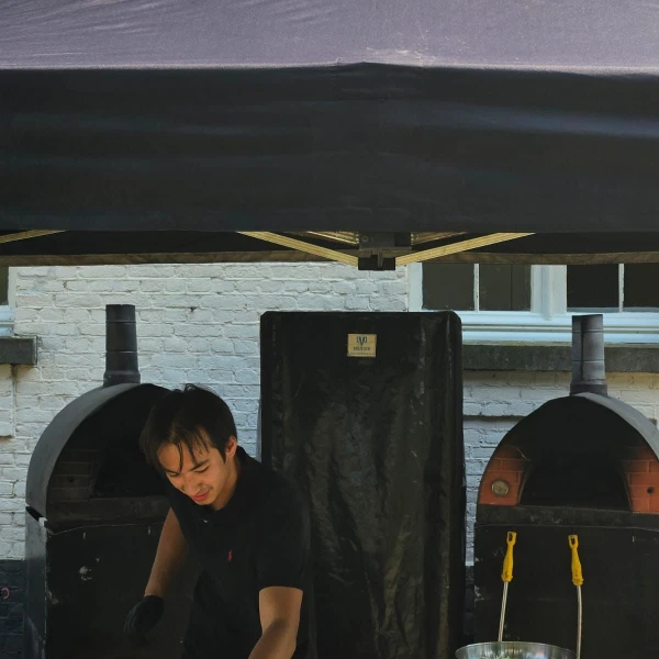 Pizza op een verjaardagsfeest