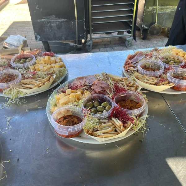 Pizza op een verjaardagsfeest